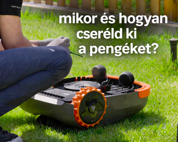 Robotfűnyíró kés csere: mikor és hogyan cseréld ki a pengéket?