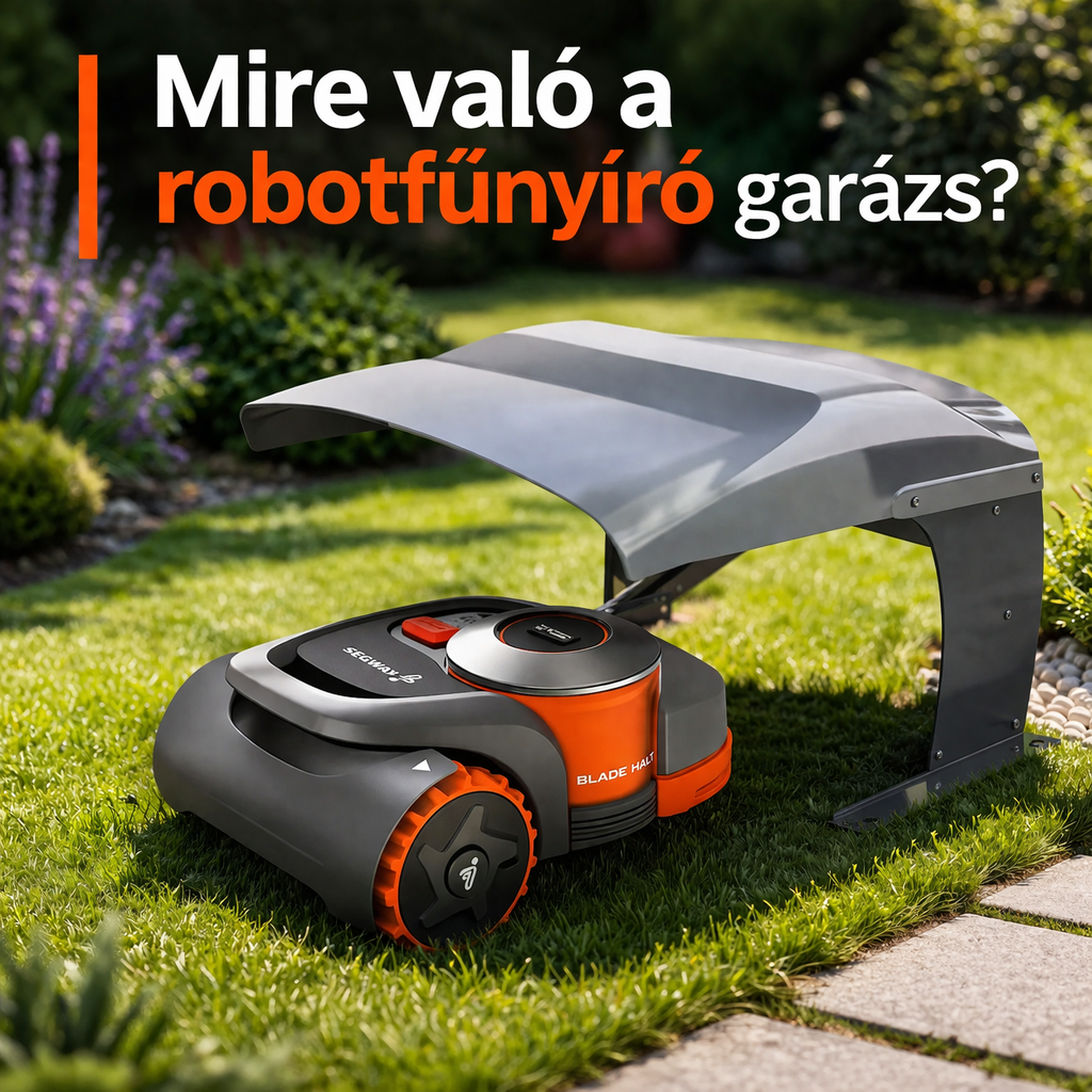 Robotfűnyíró garázs és robotfűnyíró ház  mire való, mire figyelj, és melyiket válaszd?