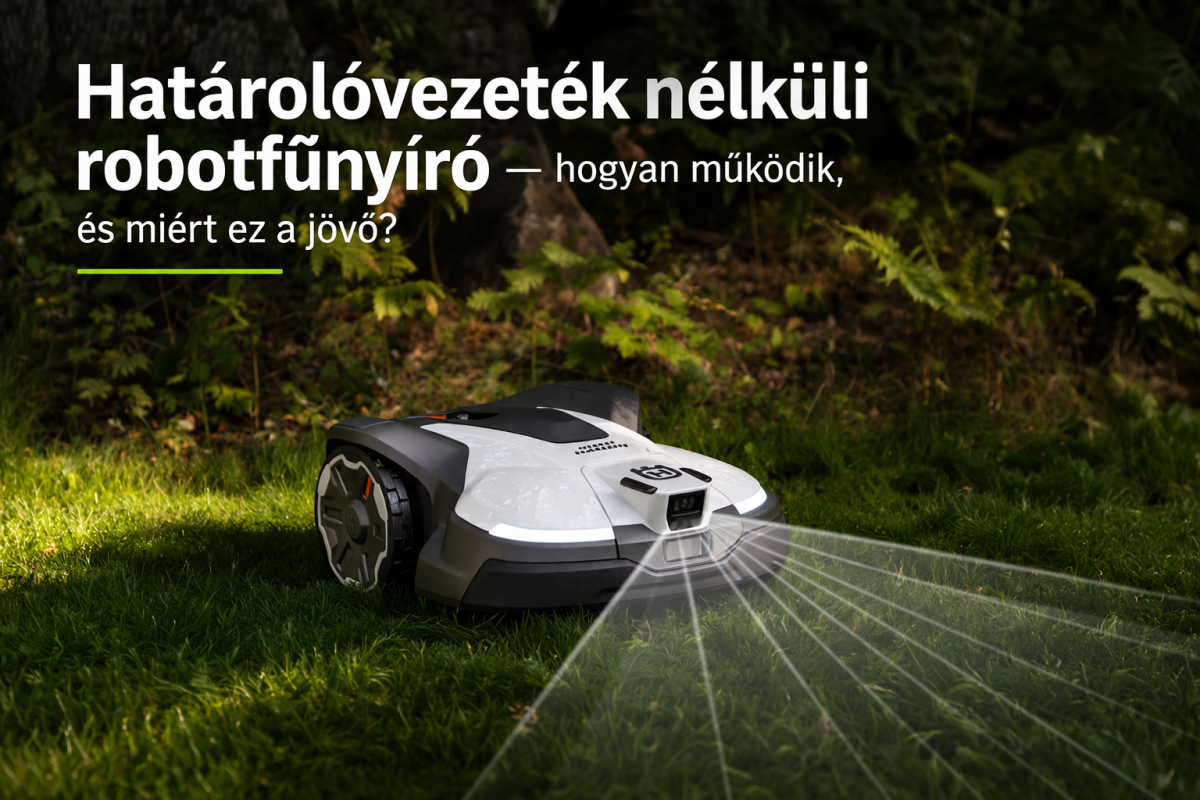 Határoló vezeték nélküli robotfűnyíró  hogyan működik, és miért ez a jövő? Husqvarna és Segway Navimow útmutató