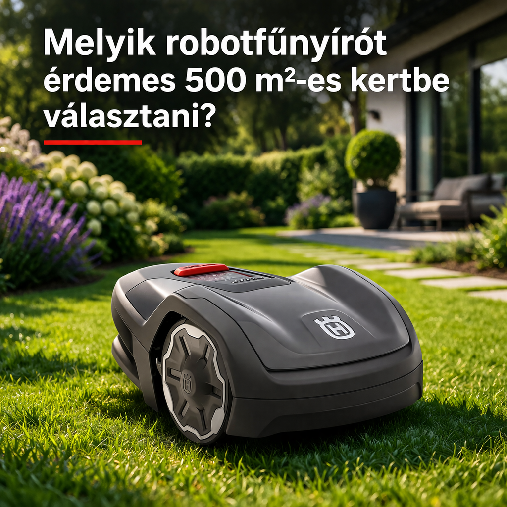 Robotfűnyíró választás 500 m-es kertig: Husqvarna és Segway robotfűnyíró válogatás és vásárlási útmutató