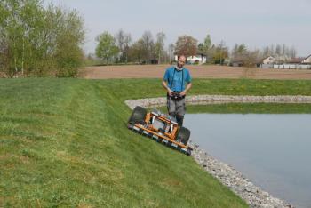 Torpedo távvezérelt napelem-, rézsű- és magasgazvágó 12.Kép
